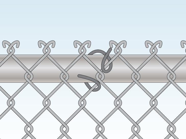 How to Install a Chain Link Fence (Traditional) Wire Fence